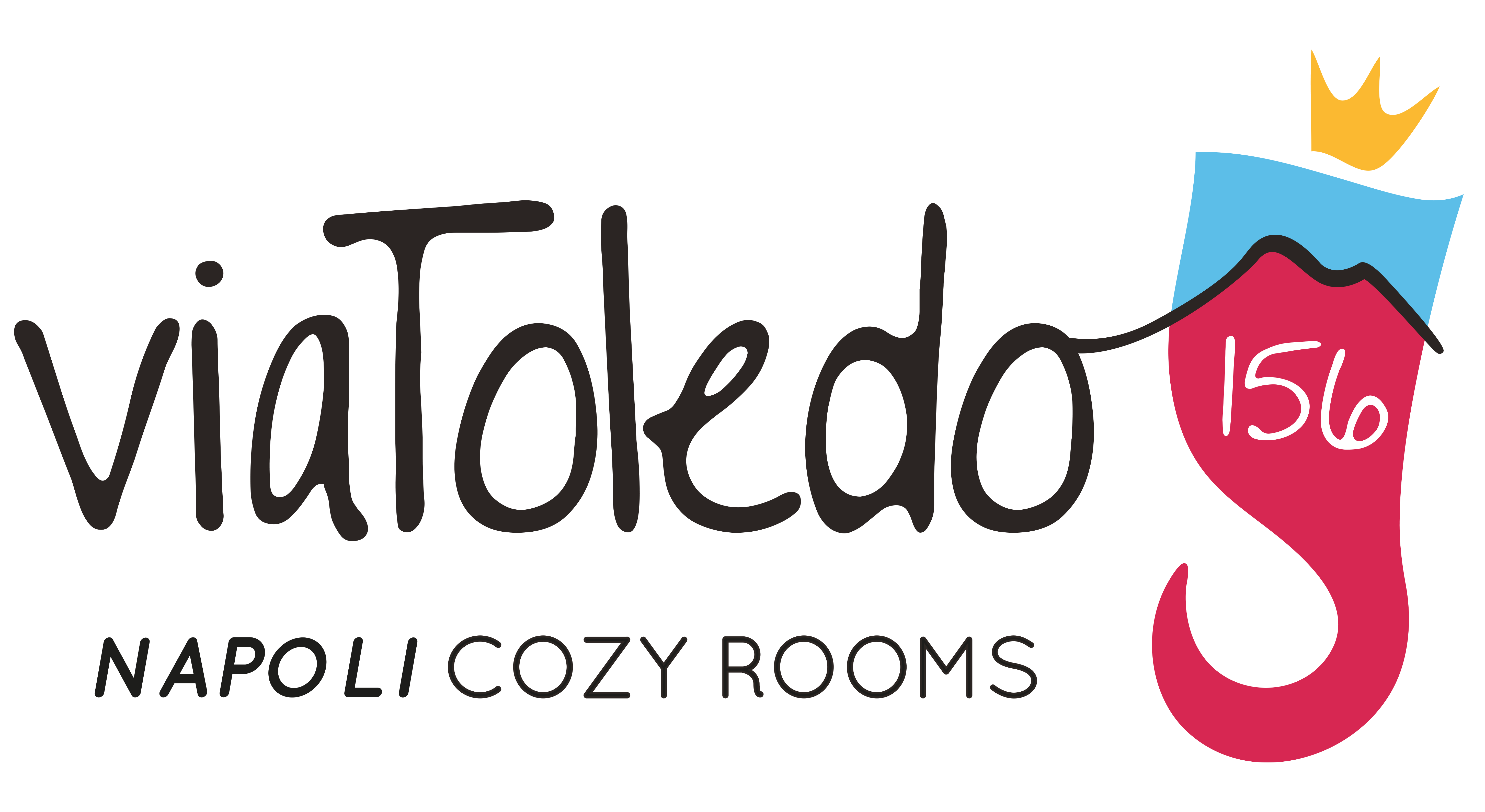 logo via toledo 156 napoli cozy rooms